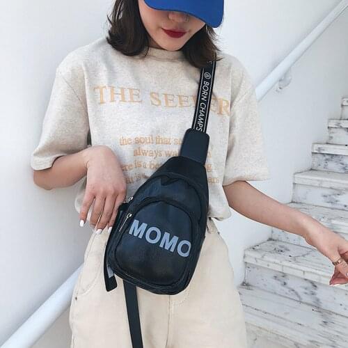 Women Canvas Bag Hong Kong Style Harajuku Style Contrast Color Small Bag Korean Style Fashionable Casual Messenger Shoulder Bags