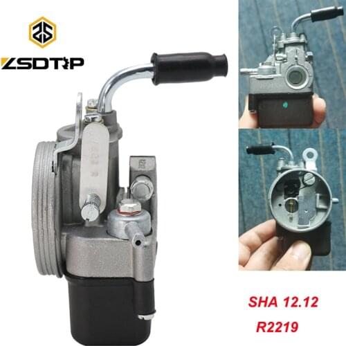 ZSDTRP Motorcycle Carburetor For PIAGGIO Ciao PX FL VESPA moped pocket SHA 1212 Dellorto Carb R2219