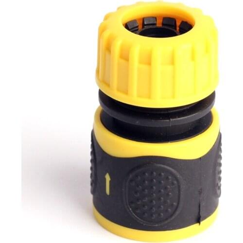 1/2" Garden Water Hose Fast Connectors Rubber Cover Irrigation Pipe Fittings Easy Install Durable Watering Gun Pipe Repair Joint
