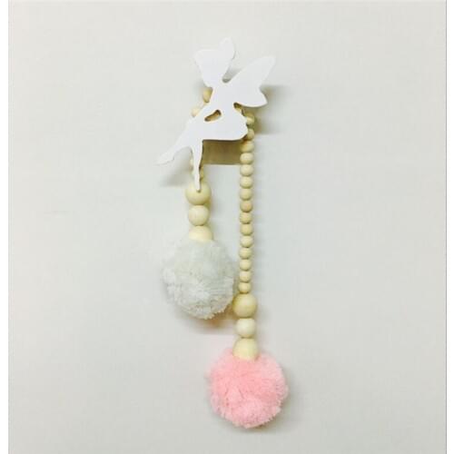 1PC Angel Girl Wall Hook Wooden BedRoom Clothing Hooks Wall Sticker Adornment Wood Kids Room Decoration Storage Rack MI 006