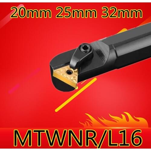 1PCS S16Q-MTWNR16 S20R-MTWNR16 S25S-MTWNR16 S32T-MTWNR16 S40T-MTWNR16 MTWNL16 16mm-40mm CNC Internal Turning tools