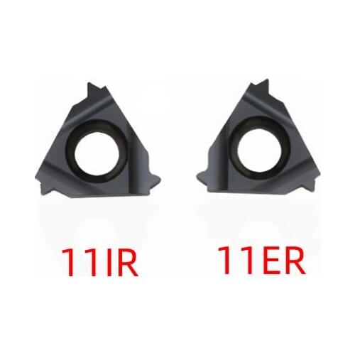 10pcs 11ER A55 11IR A55 11ER A60 11IR A60 11IR 1.0/1.5/2.0 ISO Threading insert CNC lathe tools Carbide alloy blade For steel