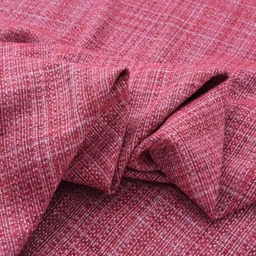 110CM Wide Rose Red Knitted Silk Rayon Fabric for Autumn Spring Pants Jacket Dress H413
