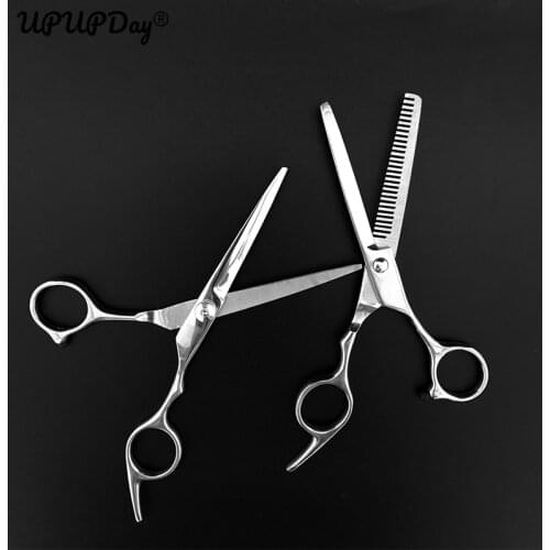 Stainless Steel Thinning Scissors for Hair Clipper 6 inch Cutting Shock Hairdresser Haircut Trim Pet Hairs Good Household Goods