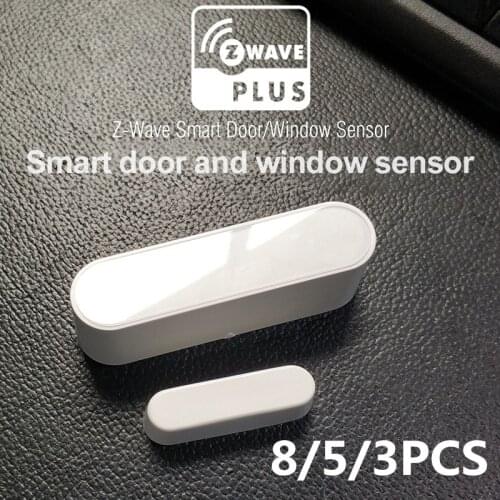 8/5/3Pcs Z-wave Smart Wifi Wireless Window & Door Sensor Wifi Contact Magnetic Detector Alarm Battery Not Included