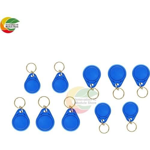 Ziqqucu 10PCS/Lot UID IC Card Changeable Writable Keyfobs Key Tags M1 13.56MHz Rfid NFC Keyfobs Block 0 Sector Writable