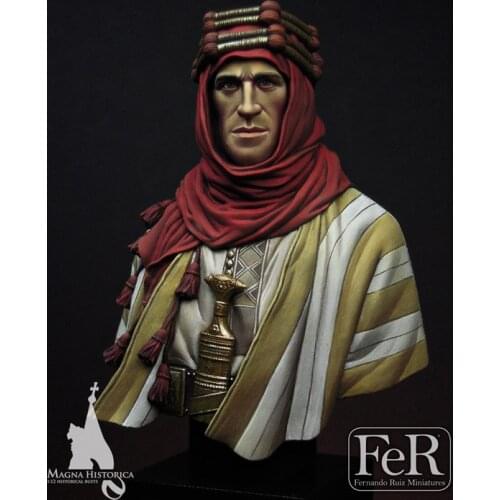 1/12 Lawrence of Arabia, Aqaba, 1917 Resin kit Bust GK Uncoated No colour