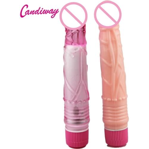 Dildo Vibrator Fake Vibrating Realitic Gyrating Sex Toy Waterproof Penis Vibrator Safe Jelly Cilt Vibrator Sex Product for women