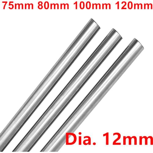 Cylinder Liner Rail Shaft Optical Axis Dia 12Mm 75 80 100 120Mm Hardened Smooth Rods Round Bar