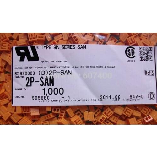 2P-SAN HOUSINGS yellow color JST Connectors terminals housingS 100% new and original parts