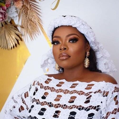 Kalume Yellow African Guipure Cord Lace Fabric Embroidery Water Soluble Cord Lace Fabric Stones For Nigerian Party Dress F2236