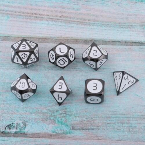 7 Pack Multi-sided Dice DND RPG MTG Table Games Dice