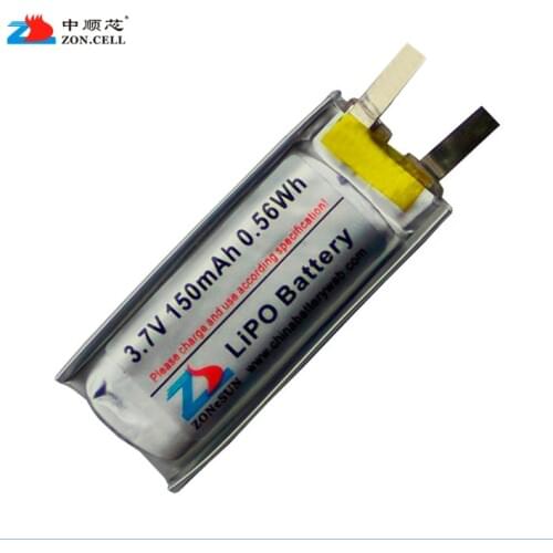 Lithium polymer batteries 421230 150mAh 3.7V 401230 30x12x4 Mini Bluetooth battery equipment Rechargeable Li-ion Cell