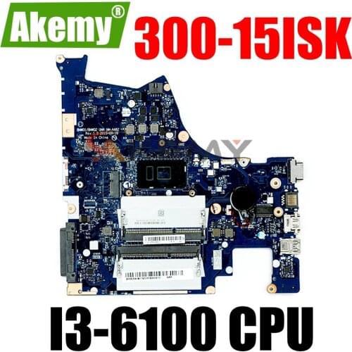 KEFU UMA NM-A482 For Lenovo Ideapad 300-15ISK 310-15 Laptop Motherboard I3-6100 CPU Tested 100% original
