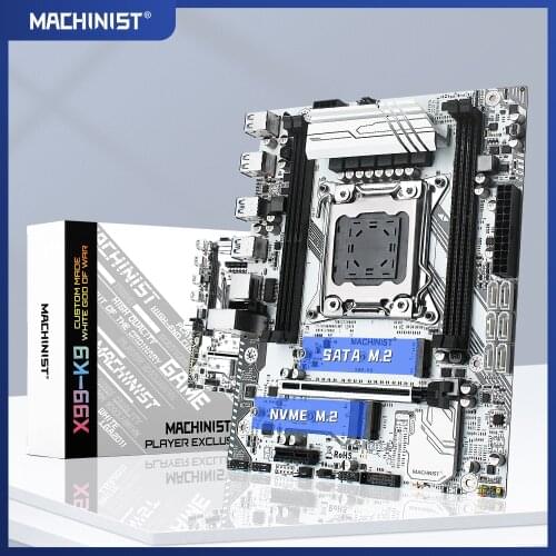 X99 Desktop motherboard LGA 2011-3 with dual M.2 NVME slot Support four channels DDR4 ECC SATA3.0 USB3.0 X99-K9 motherboards