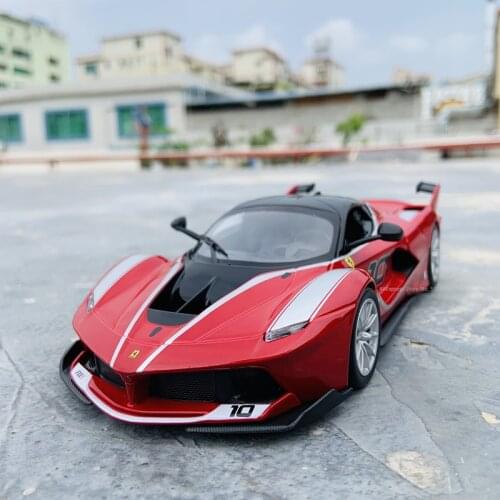 Bburago 1:24 Ferrari FXXK rad collection manufacturer authorized simulation alloy car model crafts decoration collection toy