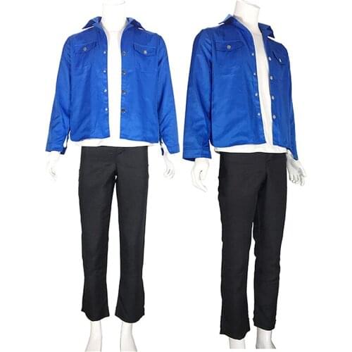 Mens SK8 The Infinity Langa Hasegawa Cosplay Costume Halloween Full Set Top Pants Outfits