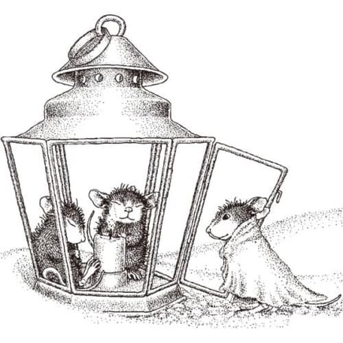 Mouse Transparent Clear Silicone Stamp/Seal for DIY scrapbooking/photo album Decorative clear stamp ST0219