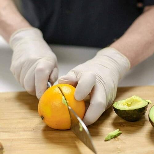 Disposable Nitrile Gloves Household Food Grade Baking Catering Kitchen Dishwashing Protection Latex Rubber Gloves