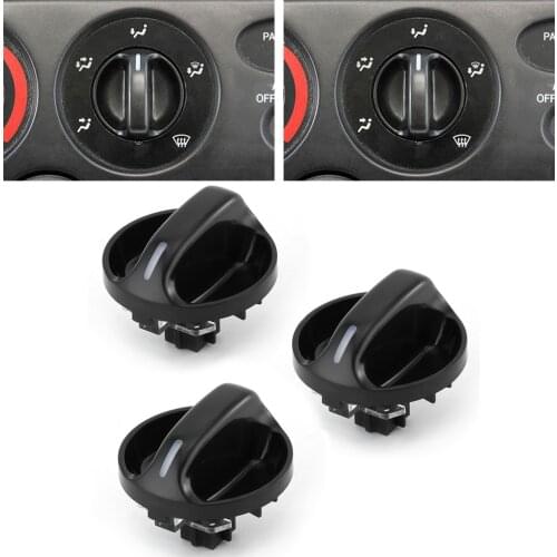 3 Pack AC Climate Control Knob Switch Replaces For Toyota Tundra 55905-0C010 Car Accessories AC Control Knob Switch Button 2021