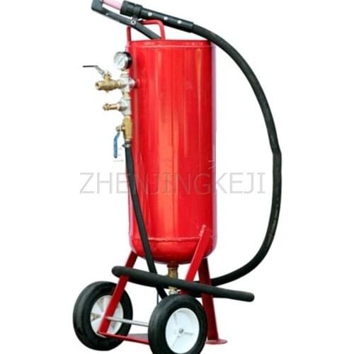 Gold Steel Sandblasting Machine Commercial Rust Removal Surface Treatment Straight Barrel Type Sandblasting Equipment Mechanical