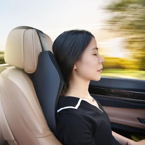 Travel Neck Cushion Pad 3D Memory Foam Car Seat Headrest Neck Rest Cushion Car Pillow Breathable Seat Support Car Accessories