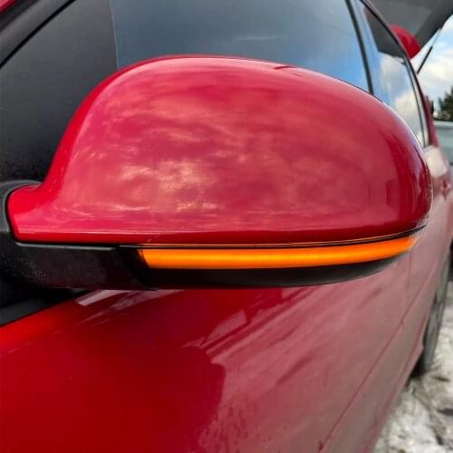 For Volkswagen VW GOLF 5 Jetta MK5 Passat B6 B5.5 EOS Dynamic LED Turn Signal Lights Rearview Mirror Indicator Blinker Repeater