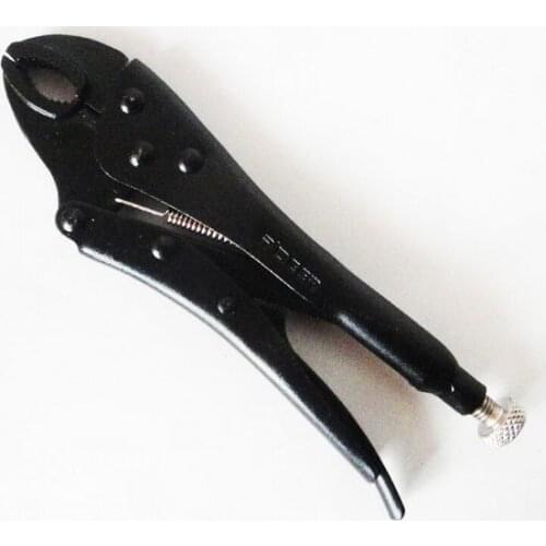 R'DEER high quality 10" 250MM blackend high carbon steel firm durable round curved cut locking plier NO.RT-L10 freeship