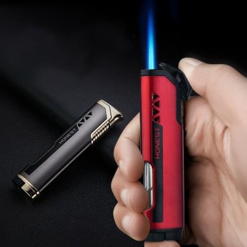 Turbo Lighter Personality Windproof Creative Gift Outdoor Mini Portable Cigarette Lighter Cigar Accessories
