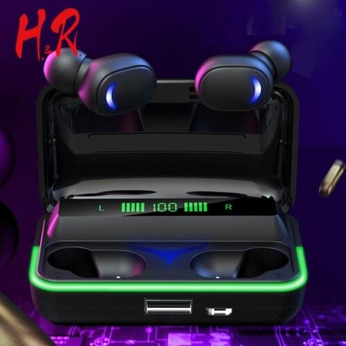 Newest TWS Bluetooth 5.1 Earphones True Wireless Headphone Gaming Headset Ultra Low Latency With Mic Stereo Sports Music Earbuds