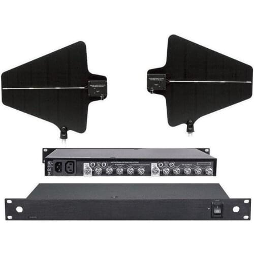 UHF Antenna / Power Distribution System 470-952 MHz for UHF Wireless Microphone Karaoke