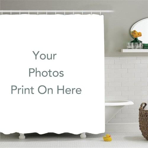 Customer Made Shower Curtain Custom Design Pattern Polyester Waterproof Multi-size Douchegordijn Bathroom Decor with 12 Hooks