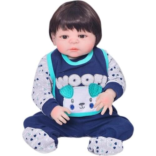 23"55cm Full Silicone Body Reborn Baby Doll stylish lifelike Babies Doll Bathe real looking bebe Toy Xmas presents kids bonecas