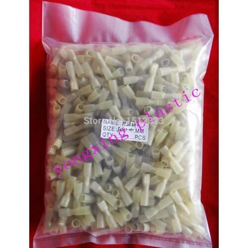 500pcs package Heat shrinkable Full-insulating Female Terminal 12-10AWG(4-6) square cable FDFD5-250