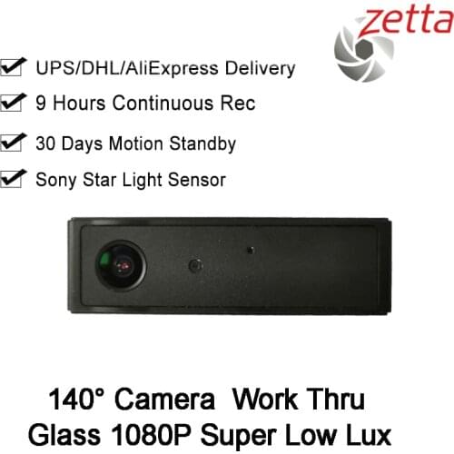 9Hours Battery Car Video Recorder Life LENS WORK THRU GLASS FHD 1080P SUPER LOW LUX Mini Dvr Camera CCTV TF 2MP видеорегистратор