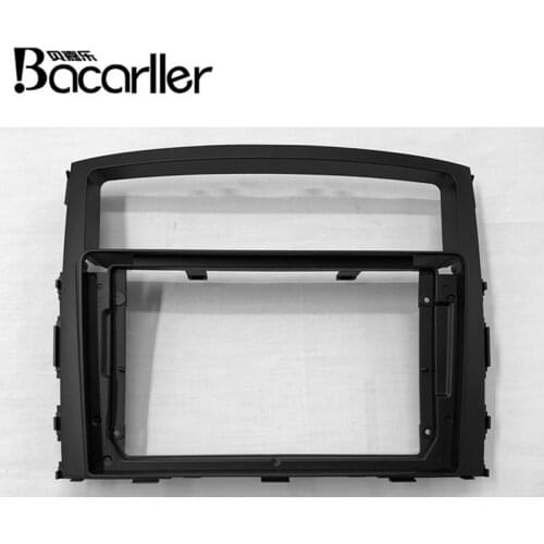9 Inch Car Fascia For MITSUBISHI Pajero 2006-2016 Panel In-dash Fascias Double Din DVD Frame Dashboard Installation