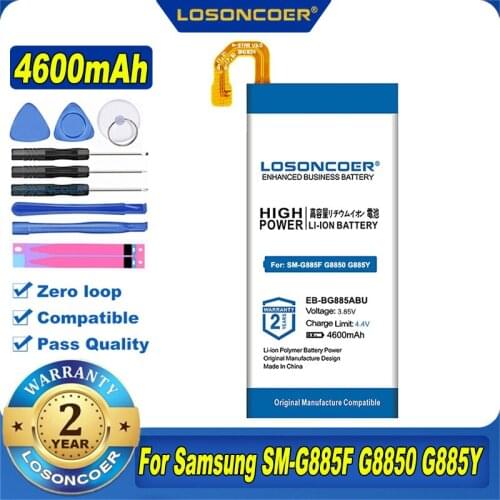 100% Original LOSONCOER 4200mAh EB-BG885ABU Battery For Samsung Galaxy A8 Star A9 Star SM-G885F G8850 G885Y G885