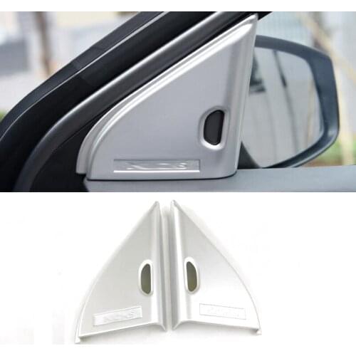 Car Accessories ABS Chromed Inner triangle Cover Trim Molding for Nissan Kicks 2017 Auto Styling