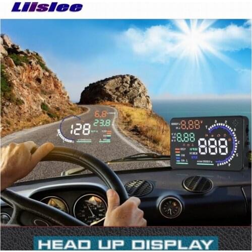 Car HUD For Toyota Land Cruiser/Highlander/RAV4 Head Up Display AUTO HUD OBD Refkecting Windshield Screen Projector