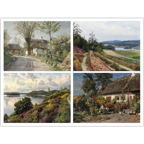 Free shipping art decoration picture classic Russian painter Shishkin countryside landscape canvas prints oil painting on canvas