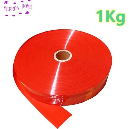 1Kg/pack Food grade Environment-friendly plastics Casings gules Sausage Banana Songjiang egg Ham sausage width 45/85/120mm DIY