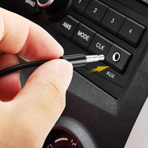 3.5mm Male Audio AUX Jack to USB 2.0 Type A Female OTG Converter Adapter Cable Wire Cord Stereo Audio Plug Car Accessories