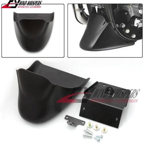 Motorcycle Black Front Bottom Spoiler Mudguard Air Dam Chin Fairing For Harley Sportster 1200 XL Iron 883 2004-2016