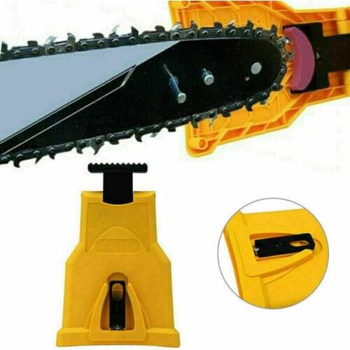 Portable Durable Chainsaw Chain Teeth Sharpener Easy Power Teeth Grinding Stone Bar-Mount Sharpening Woodworking Tools