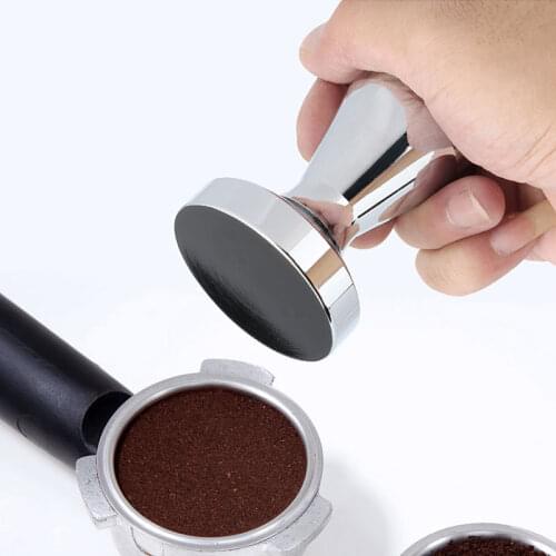 Aluminium Alloy 51/53/58mm Tamper Handmade Coffee Pressed Powder Hammer Espresso Maker Cafe Barista Tools Machine Accessories