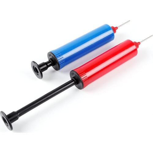 Durable Balloon Ball Inflator Portable Flexible Hose Volleyball Football Basketball With Needle Hand Air Pump