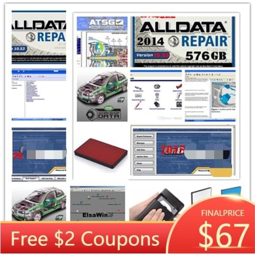 Alldata Software all data software 2020 hot sale mit..chell OD5 Vivid workshop data ElsaWin 6.0 ATSG software programs windows