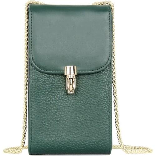 Luxury Leather Brand Women Purses and Handbags Daily Use Card Holder Small Shoulder Bag for Women Fashion Phone Bag 2020 New