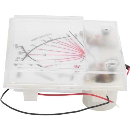SWR/Power Watt Meter Double Needle 60/300W Power Meter Transmitter with Backlight