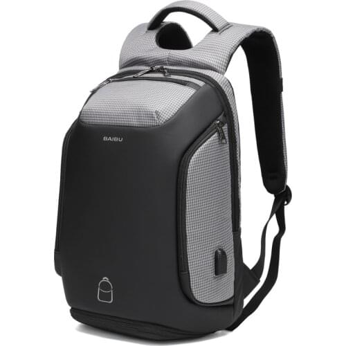High quality men backpack woman Business outdoors backpack travel 15.6 Laptop backpack With USB Charge school Bagpack Shoe bag